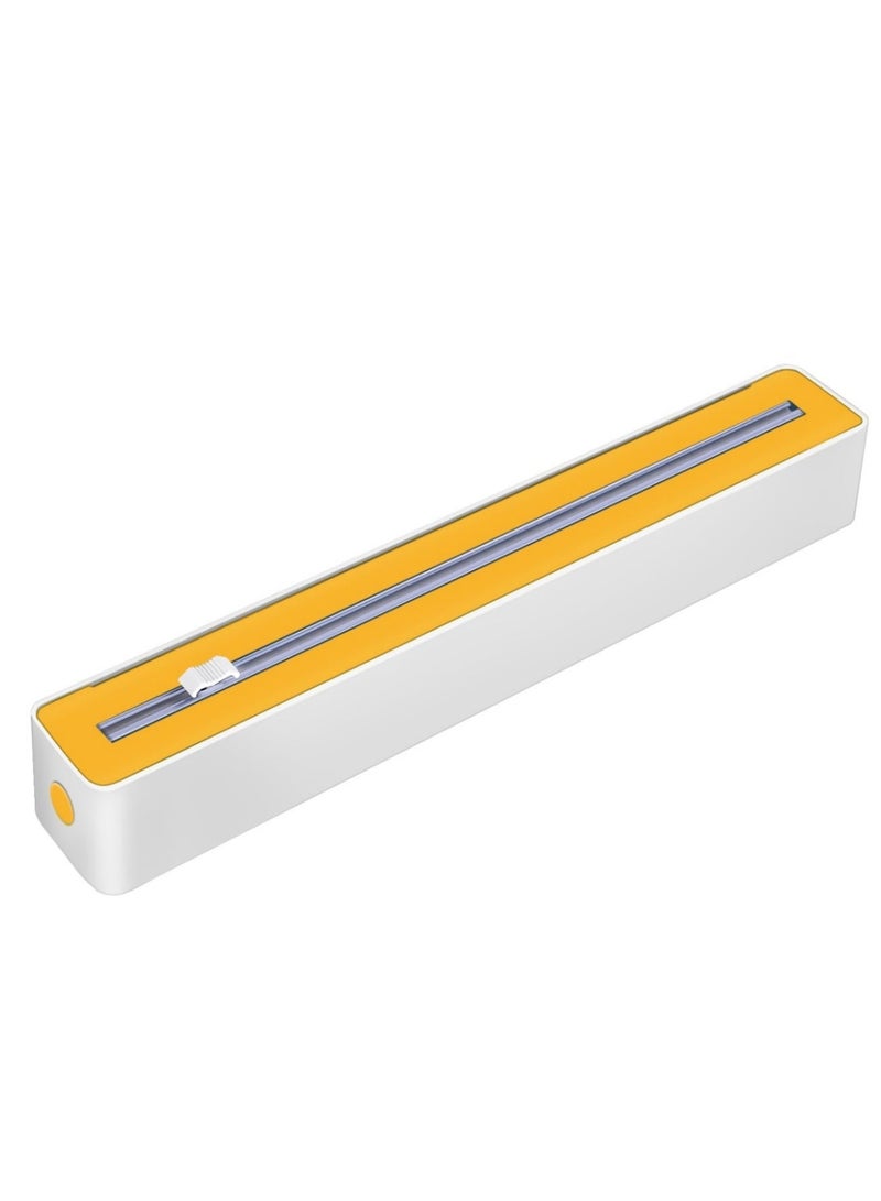Valiant Glow Refillable Suction-Base Cling Film Dispenser (with Bi-Directional Slide Cutter) | 2-in-1 Design: Cling Film + Foil Dispenser | Strong Suction Base for Ultra-Stable Kitchen Counter Use | Effortless Bi-Directional Cutting—A Kitchen & Meal Prep Essential Must-Have for Home & Restaurant - Image 5